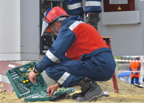 A LIFT MAINTENANCE technician